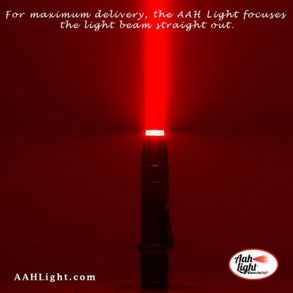 Red coherent LED light for increasing blood flow and healing